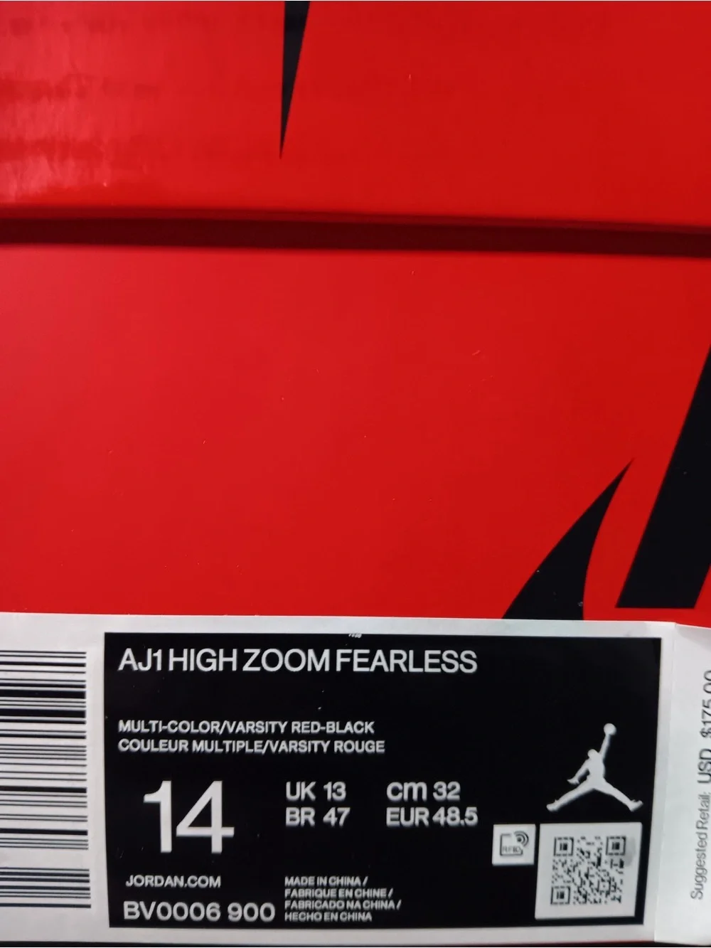 Air Jordan 1 Retro Zoom High Fearless sneaker - OPEN TO BIDS